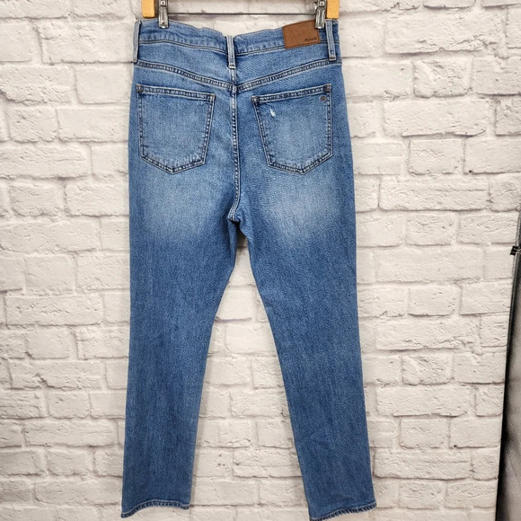 MADWELL The Perfect Vintage Jean  Medium Wash Distressed Size 27 - Picture 9 of 14
